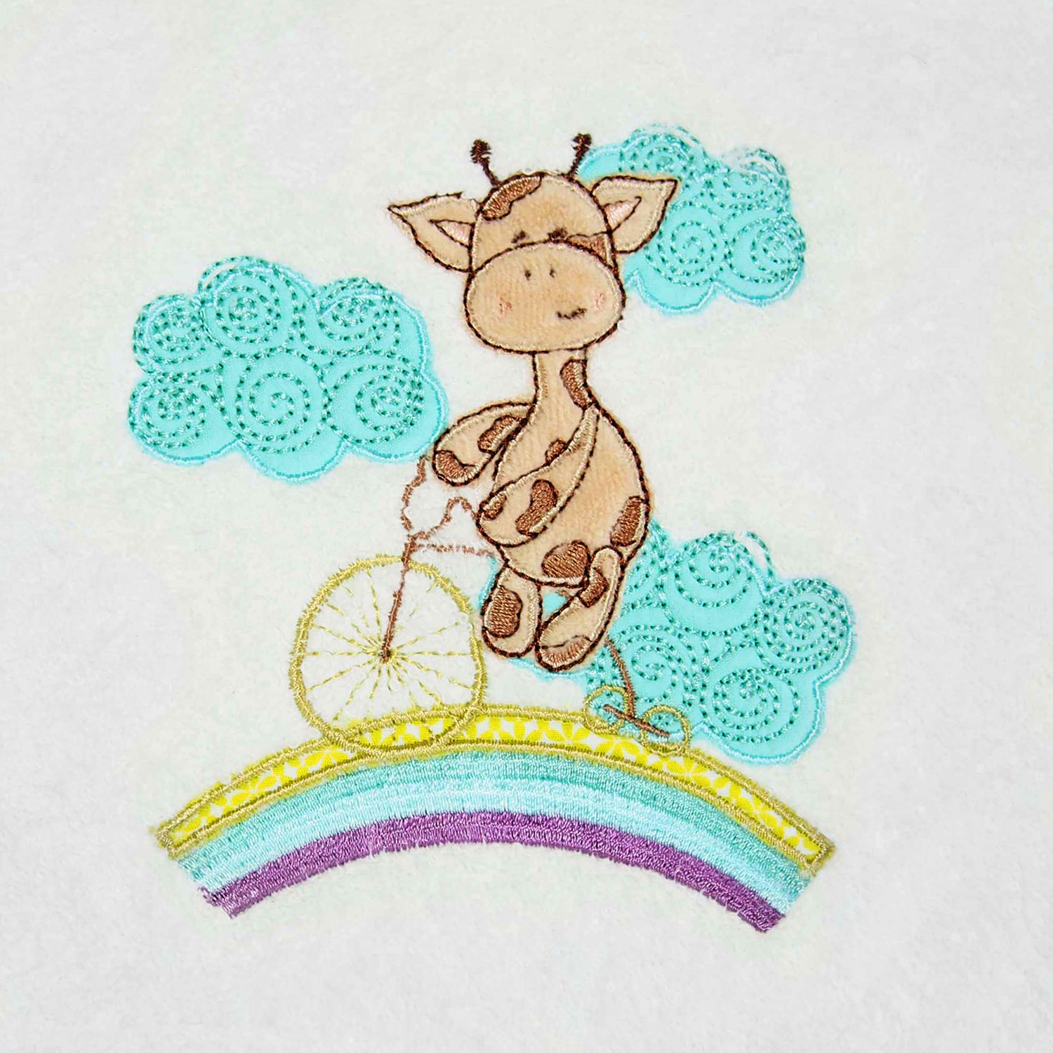 Полотенце ЖИРАФИК ЛИЛУ белое