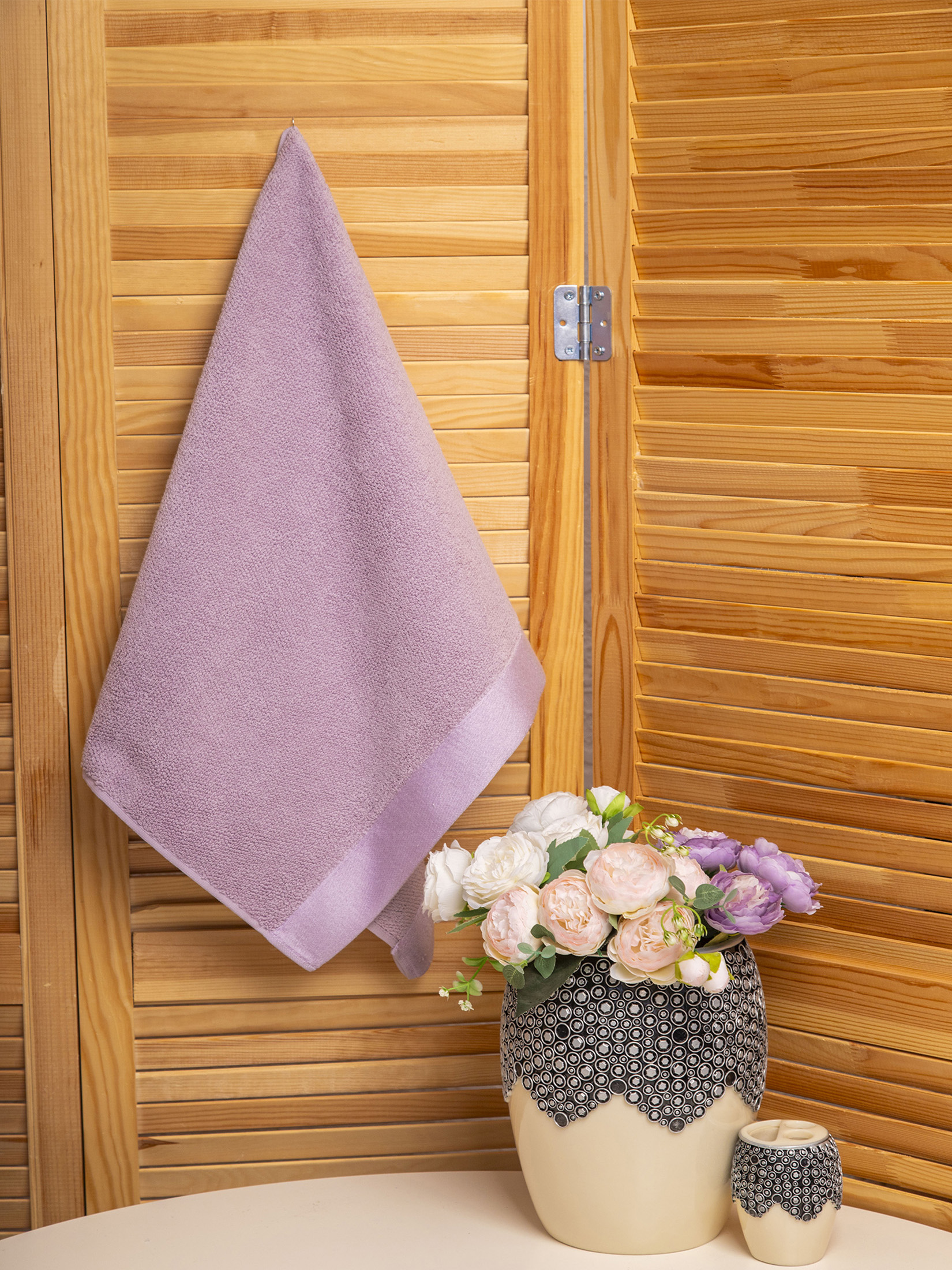 Полотенце РАЙС лиловое