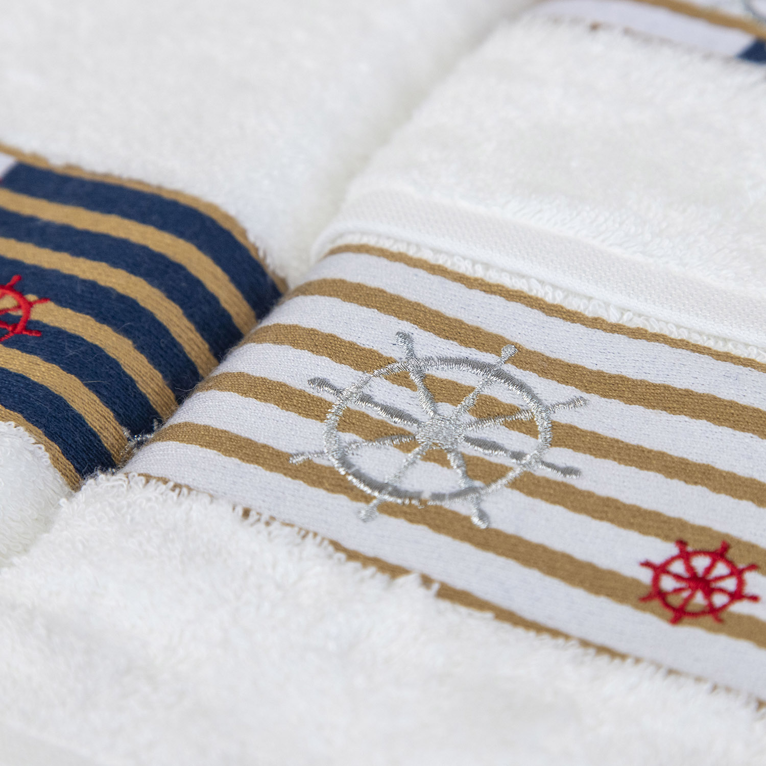 Набор полотенец КАЛИПСО белый из 3х