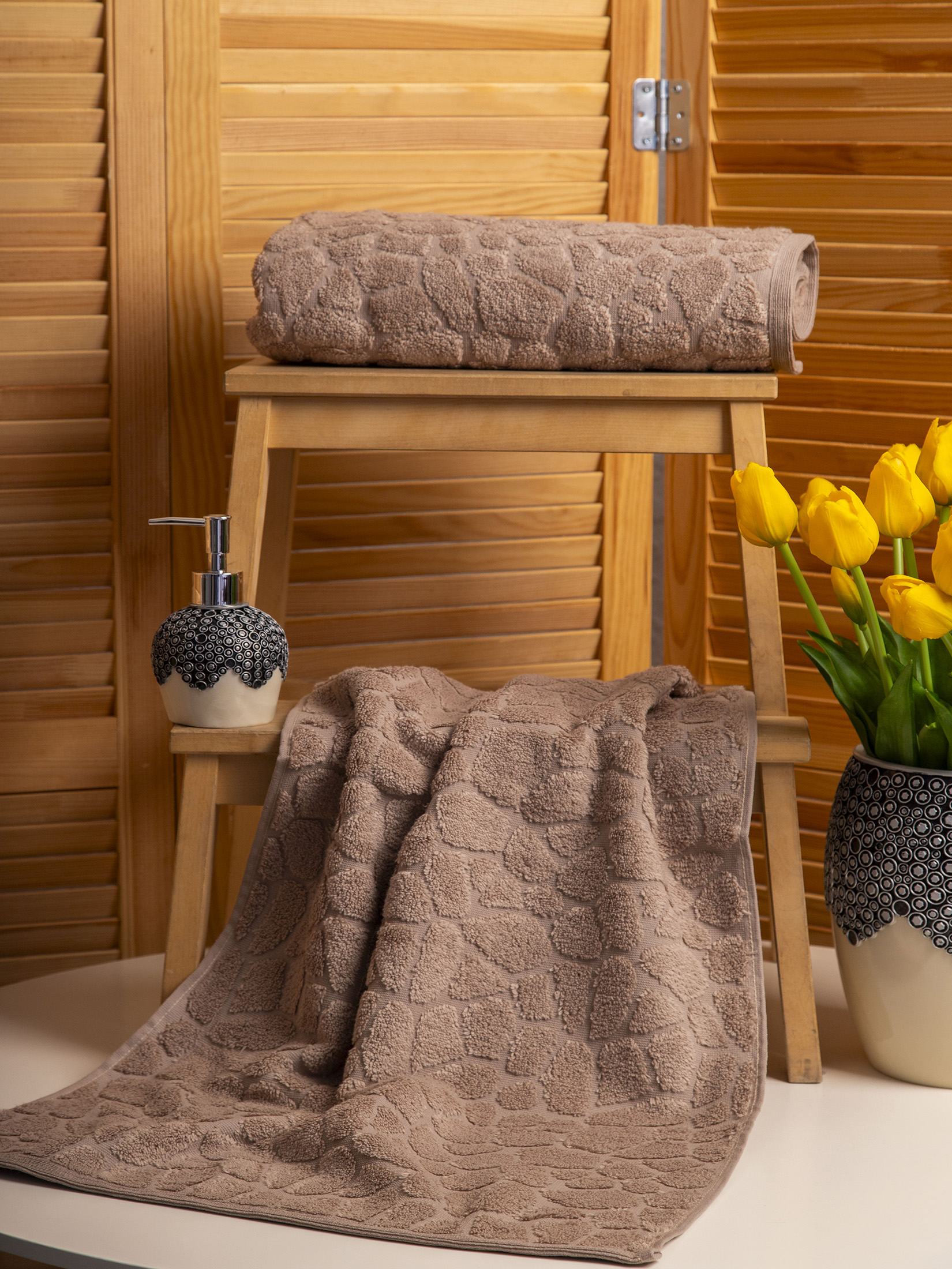 Набор полотенец СИРИУС бежевый