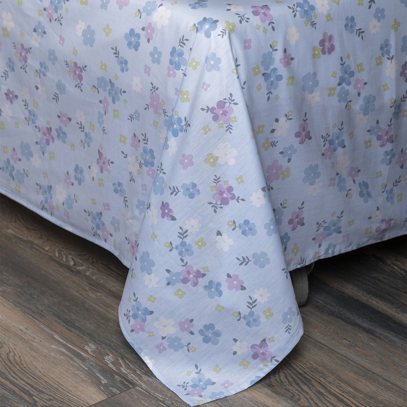 Простыня Сатин-Комфорт голубая 17-58