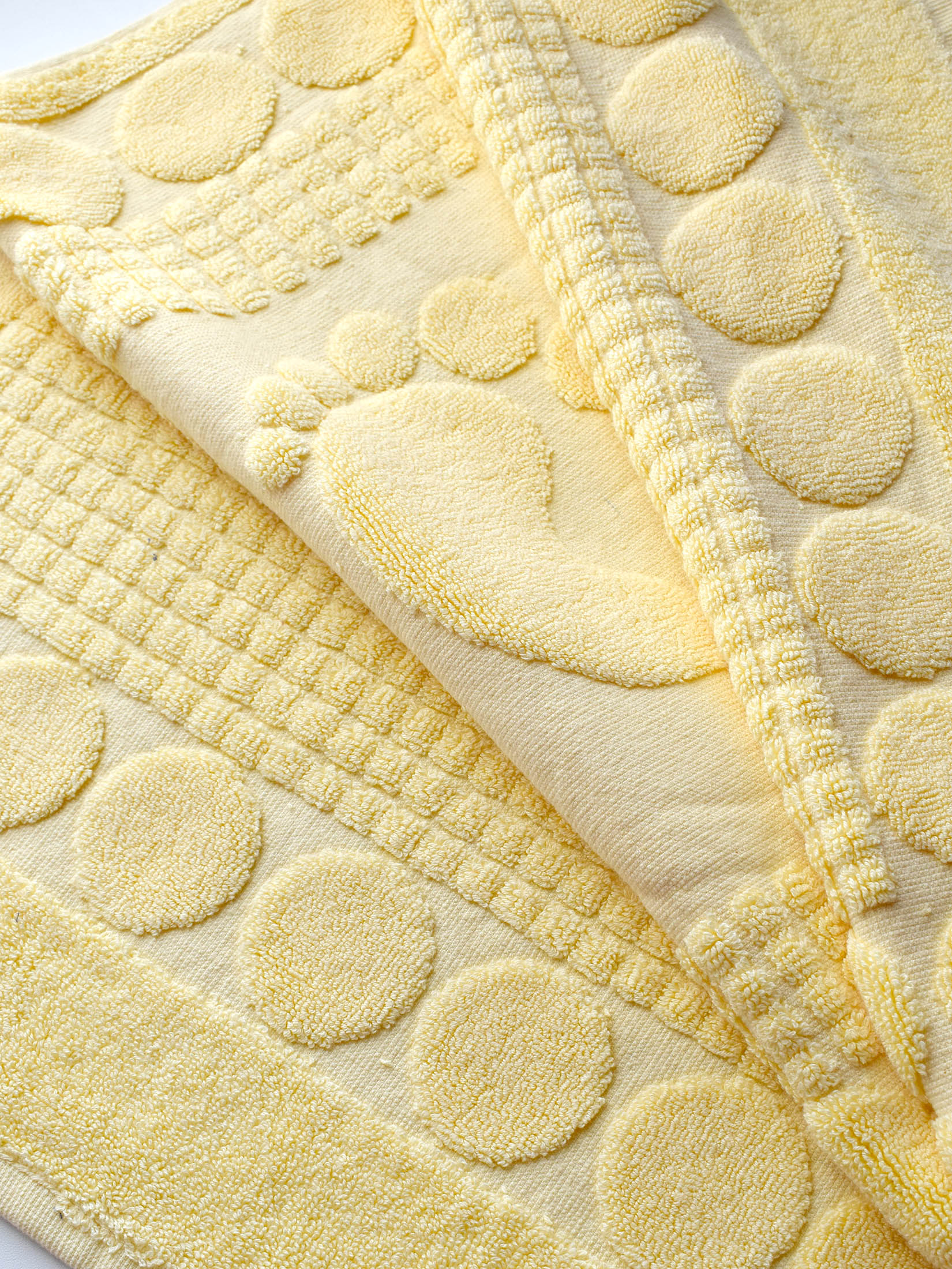 Полотенце НОЖКИ-1 для ног желтое