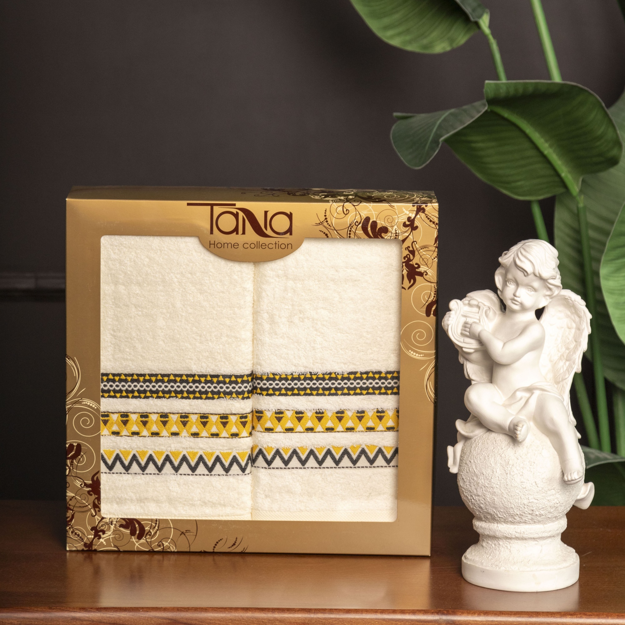 Набор полотенец ВЕНУС молочный