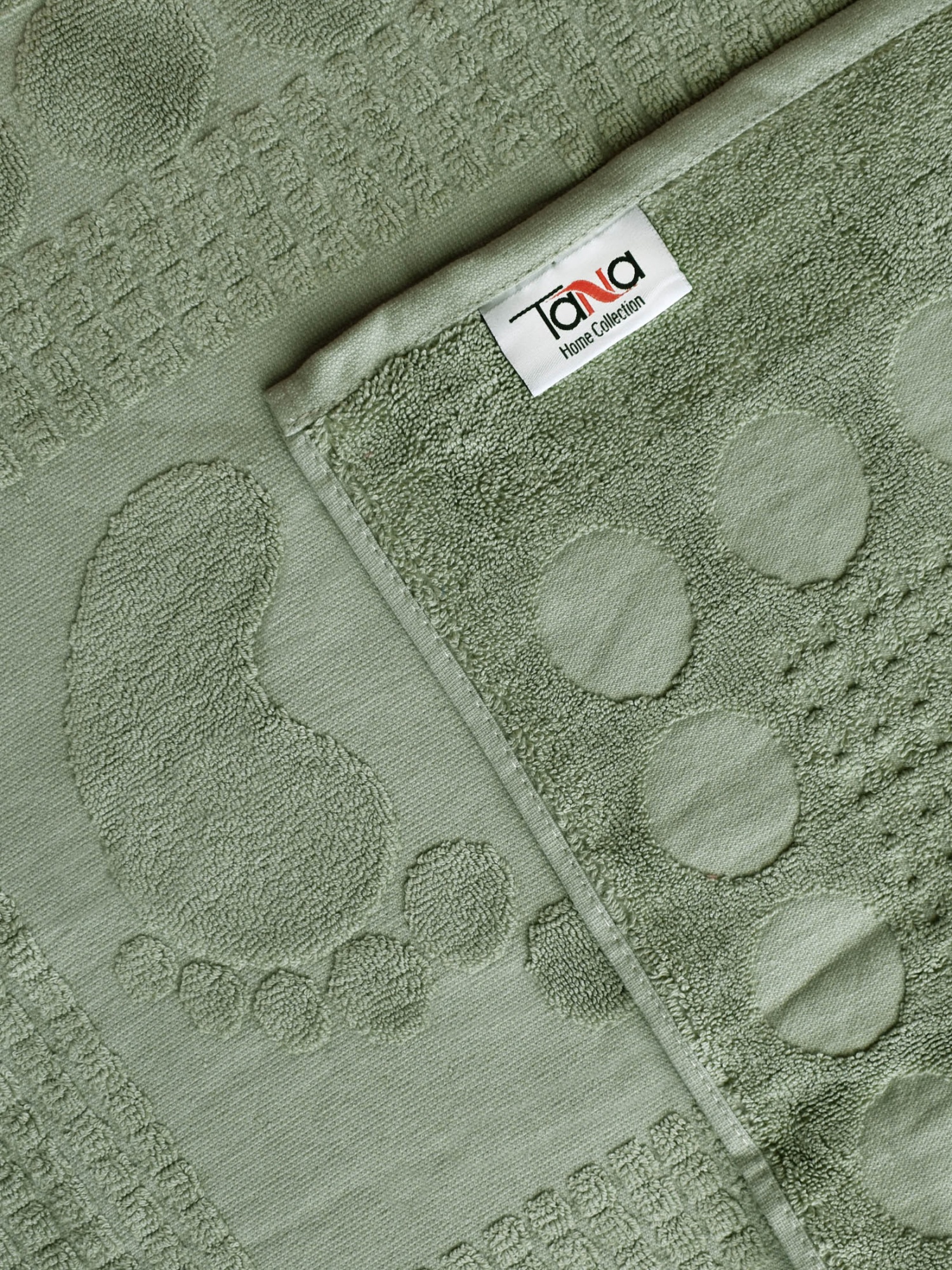 Полотенце НОЖКИ-1 для ног олива