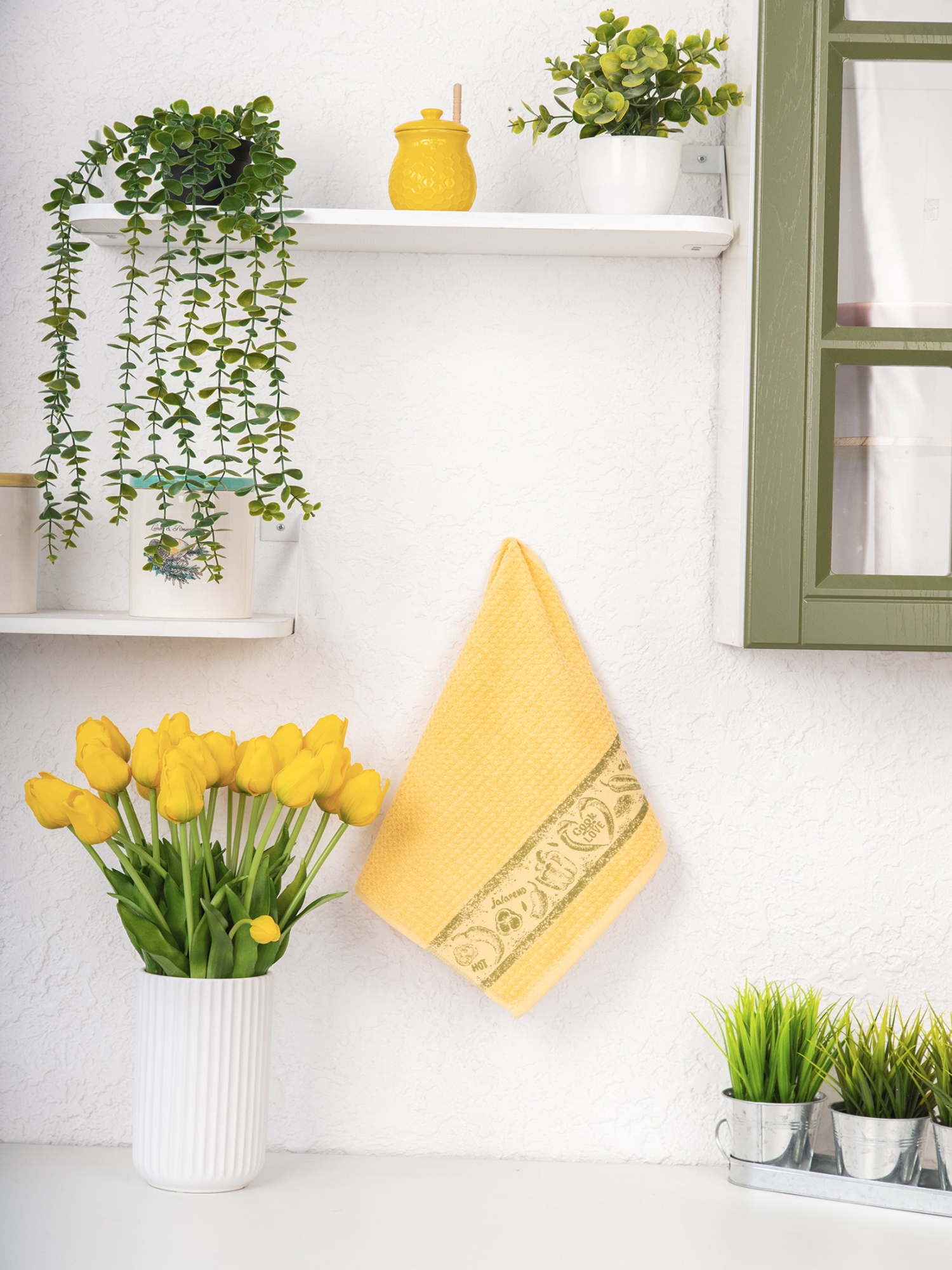 Кухонное полотенце ПЕРЕЦ желтое