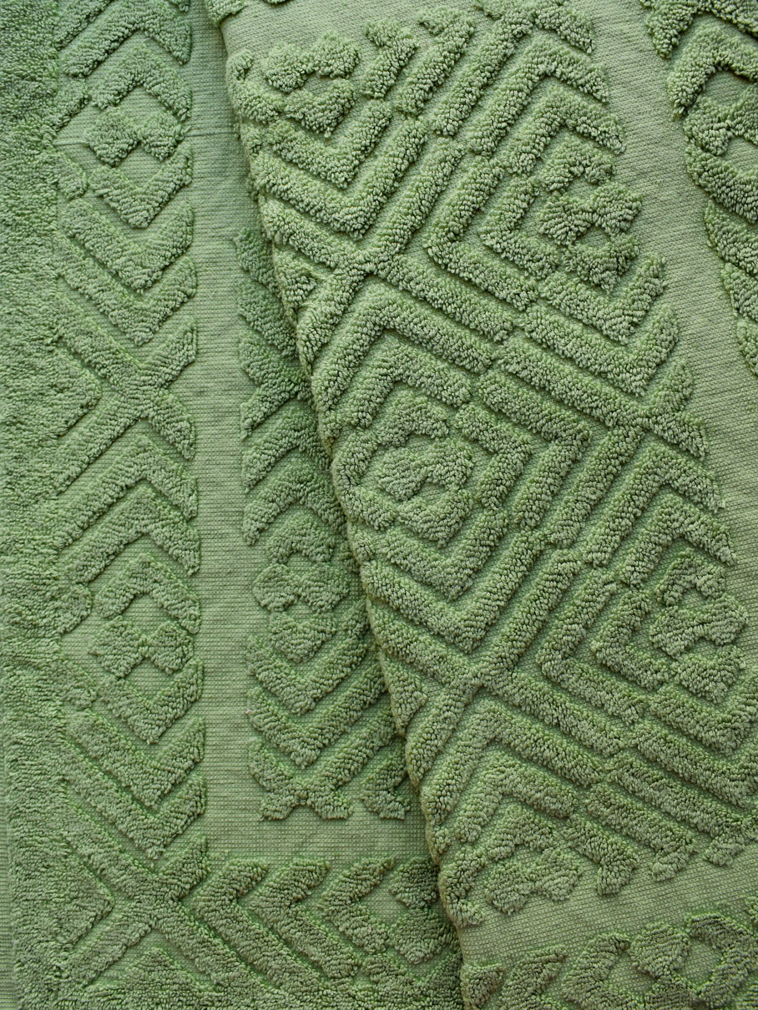 Полотенце ТАЙЛЕР-1 для ног зеленое