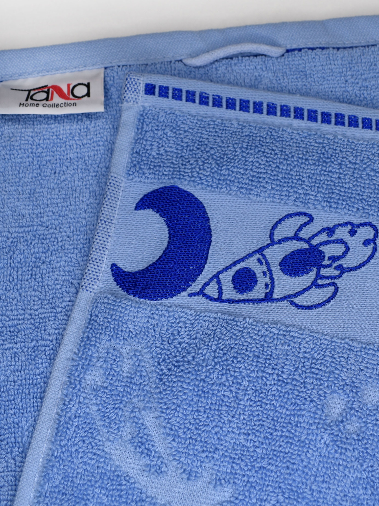 Полотенце СПЭЙС голубое