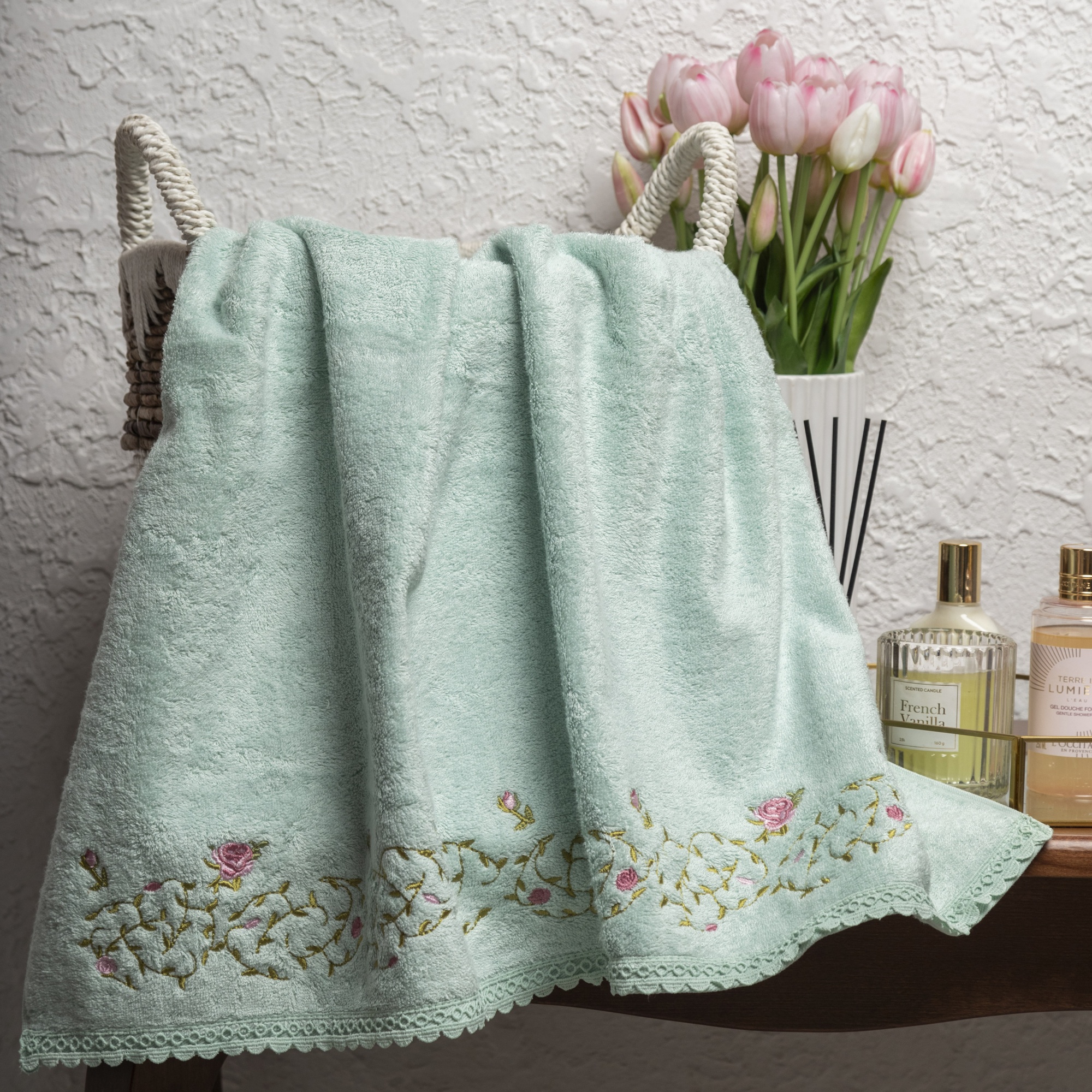 Полотенце КАДОРА-1 ментоловое