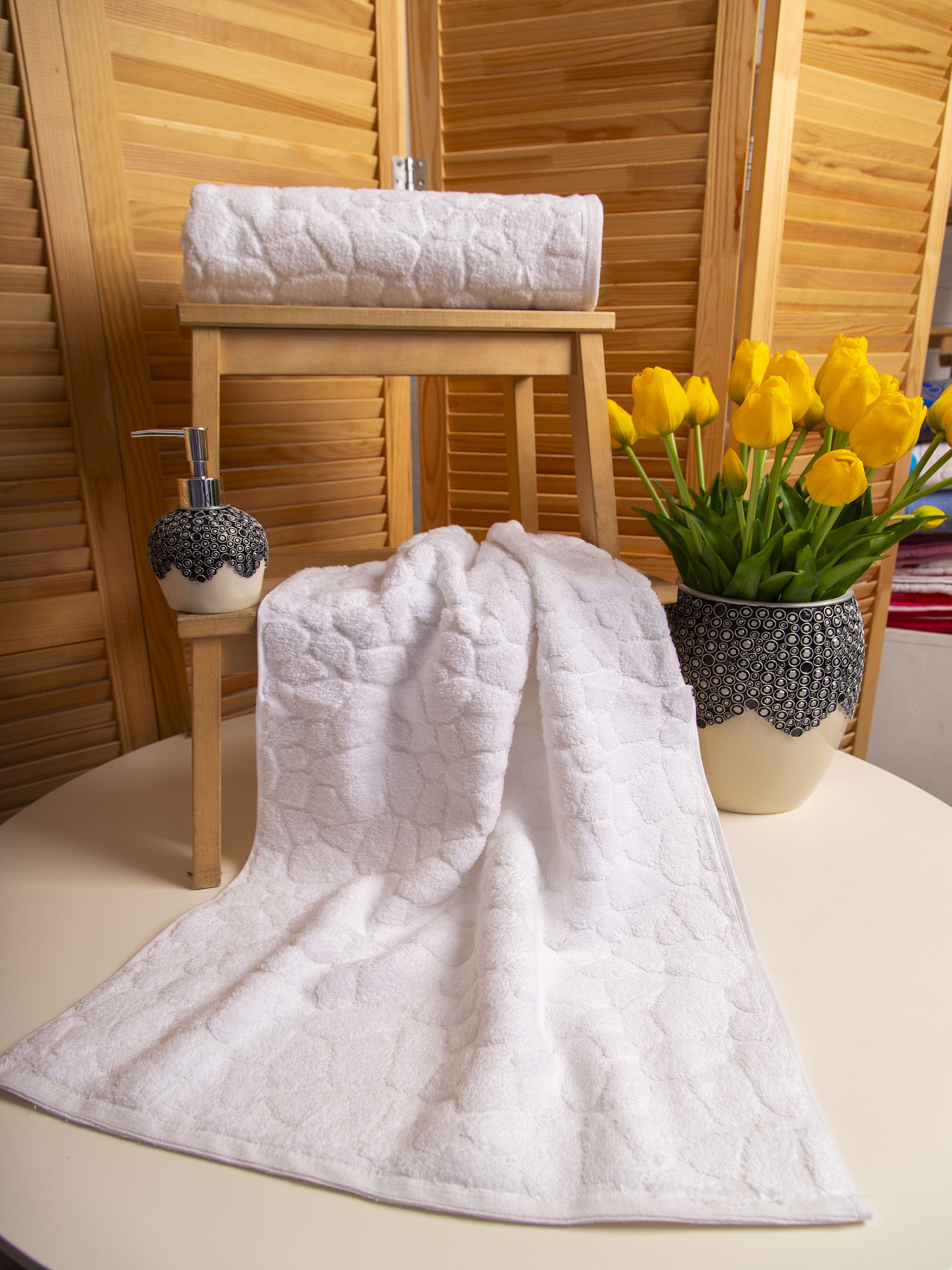 Набор полотенец СИРИУС белый