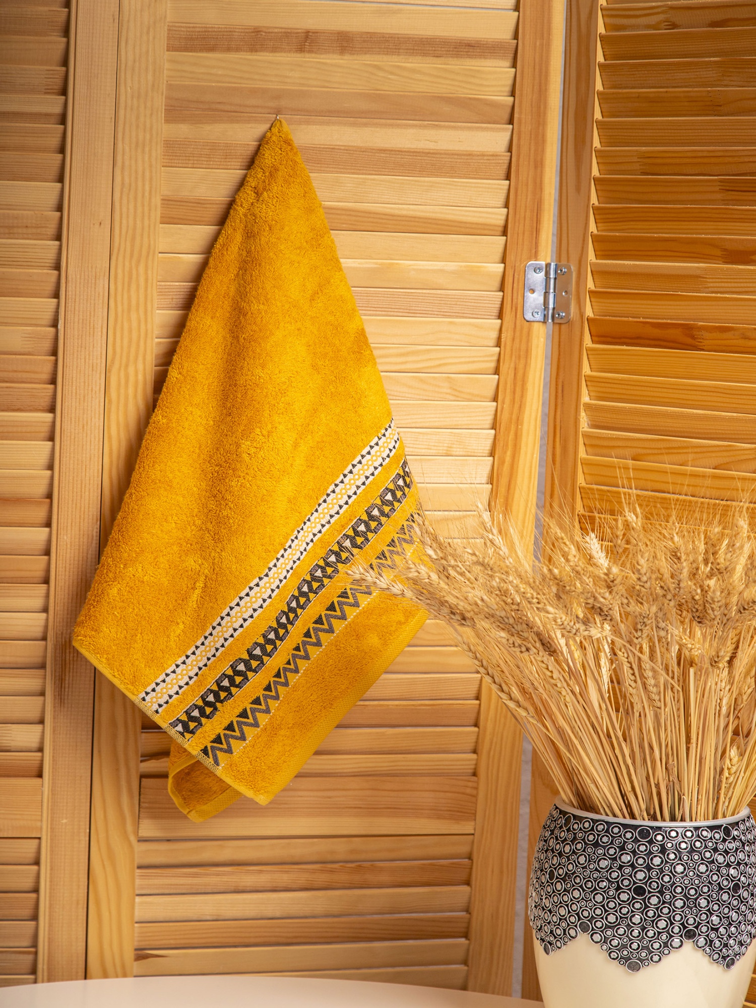 Полотенце ВЕНУС горчичное