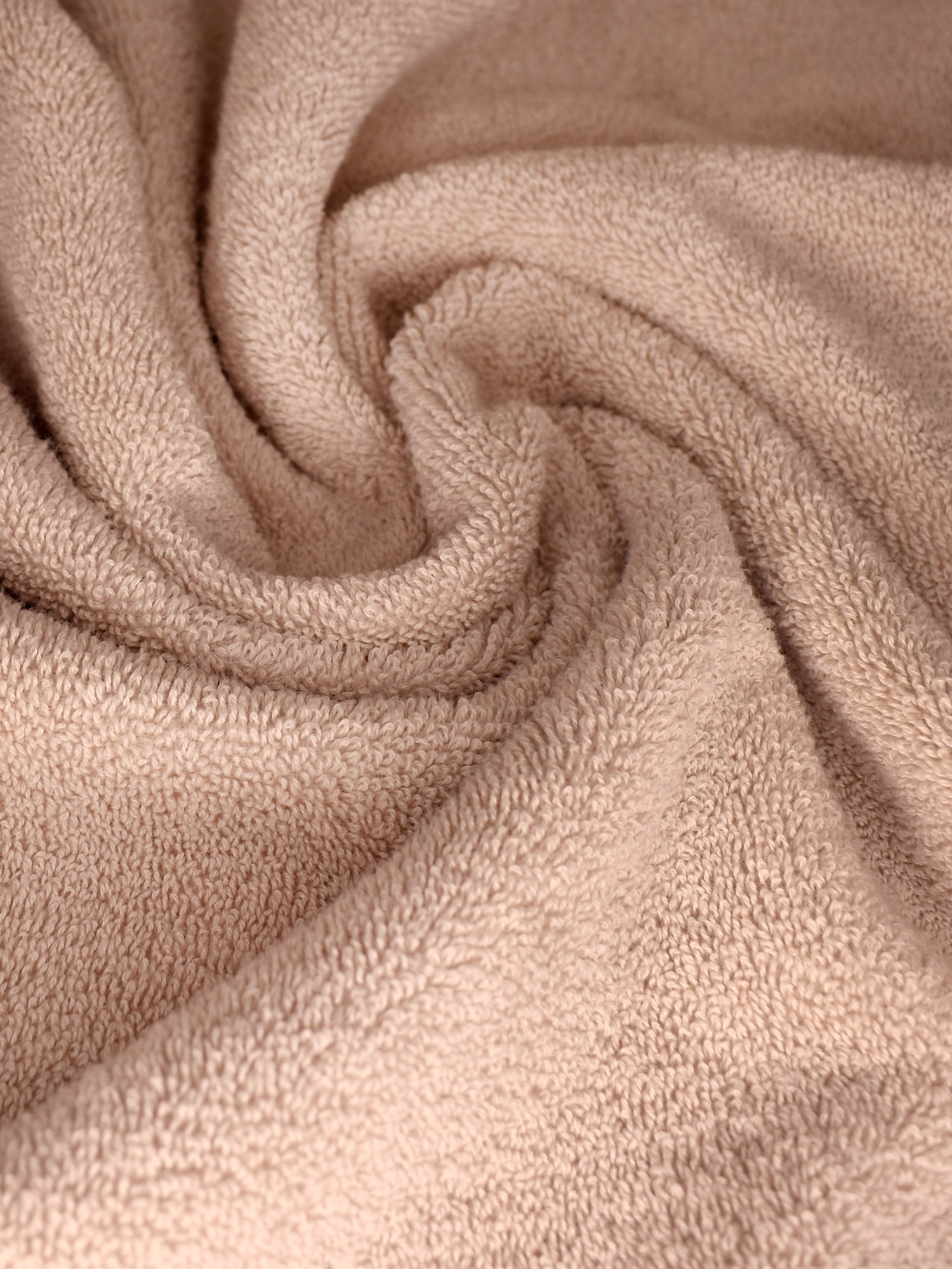 Полотенце ПЕРЫШКИ бежевое с бахромой