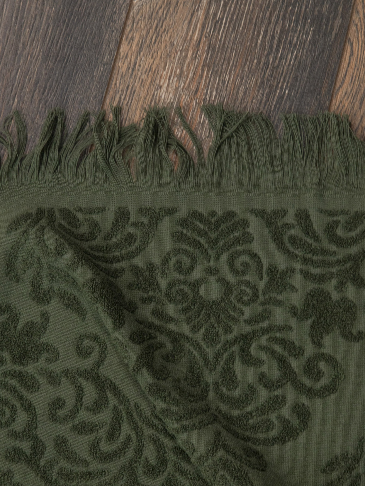 Простыня махровая АЛЬФРЕДО зеленая