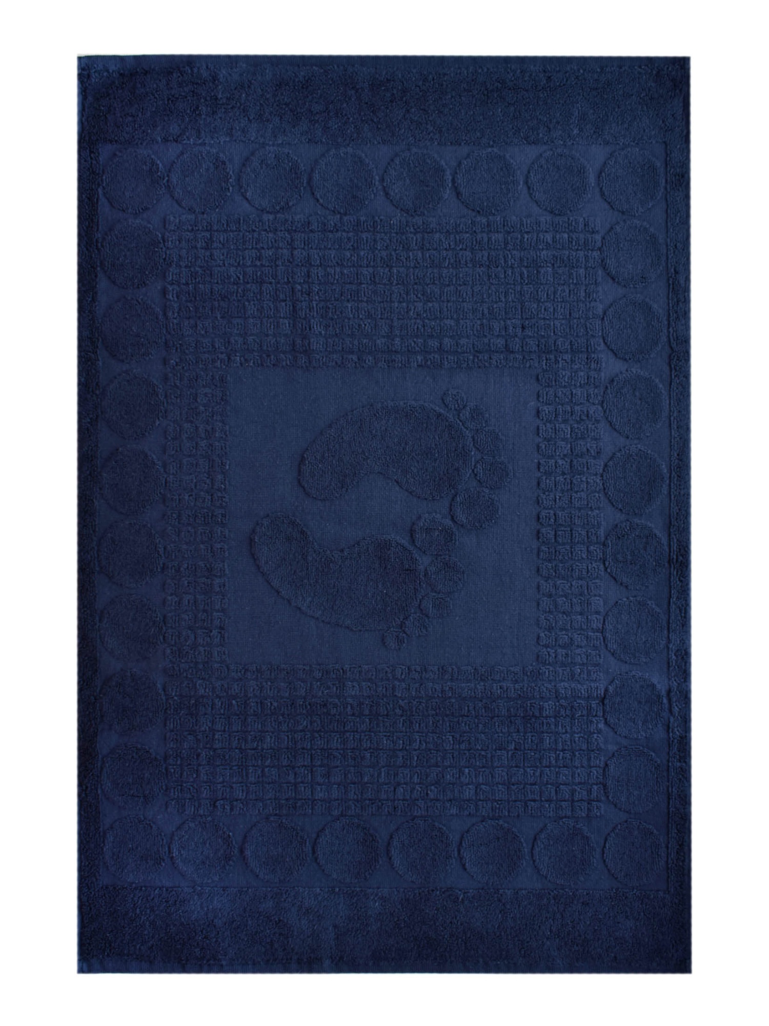 Полотенце НОЖКИ-1 для ног темно-синее