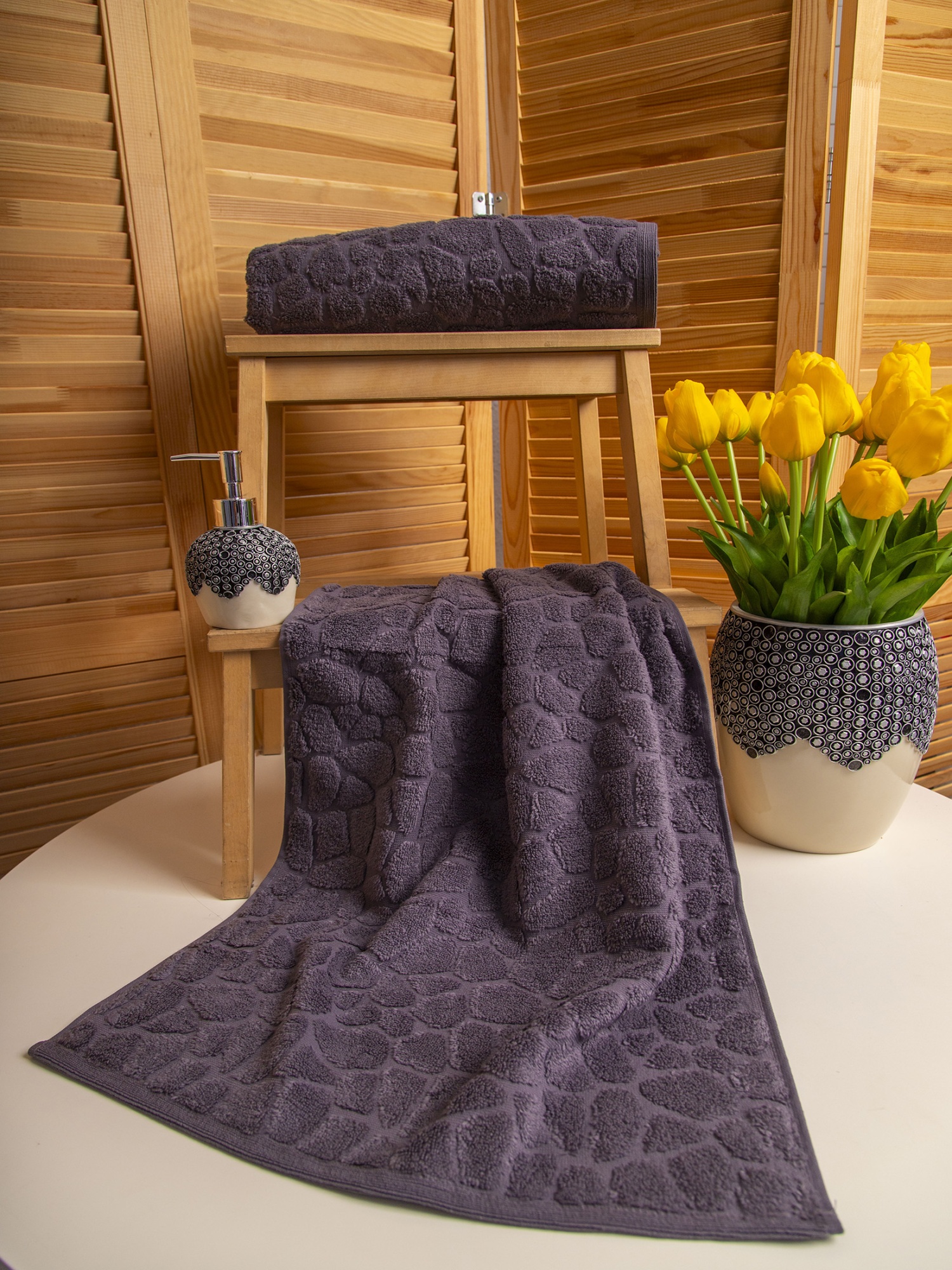 Набор полотенец СИРИУС темно-серый