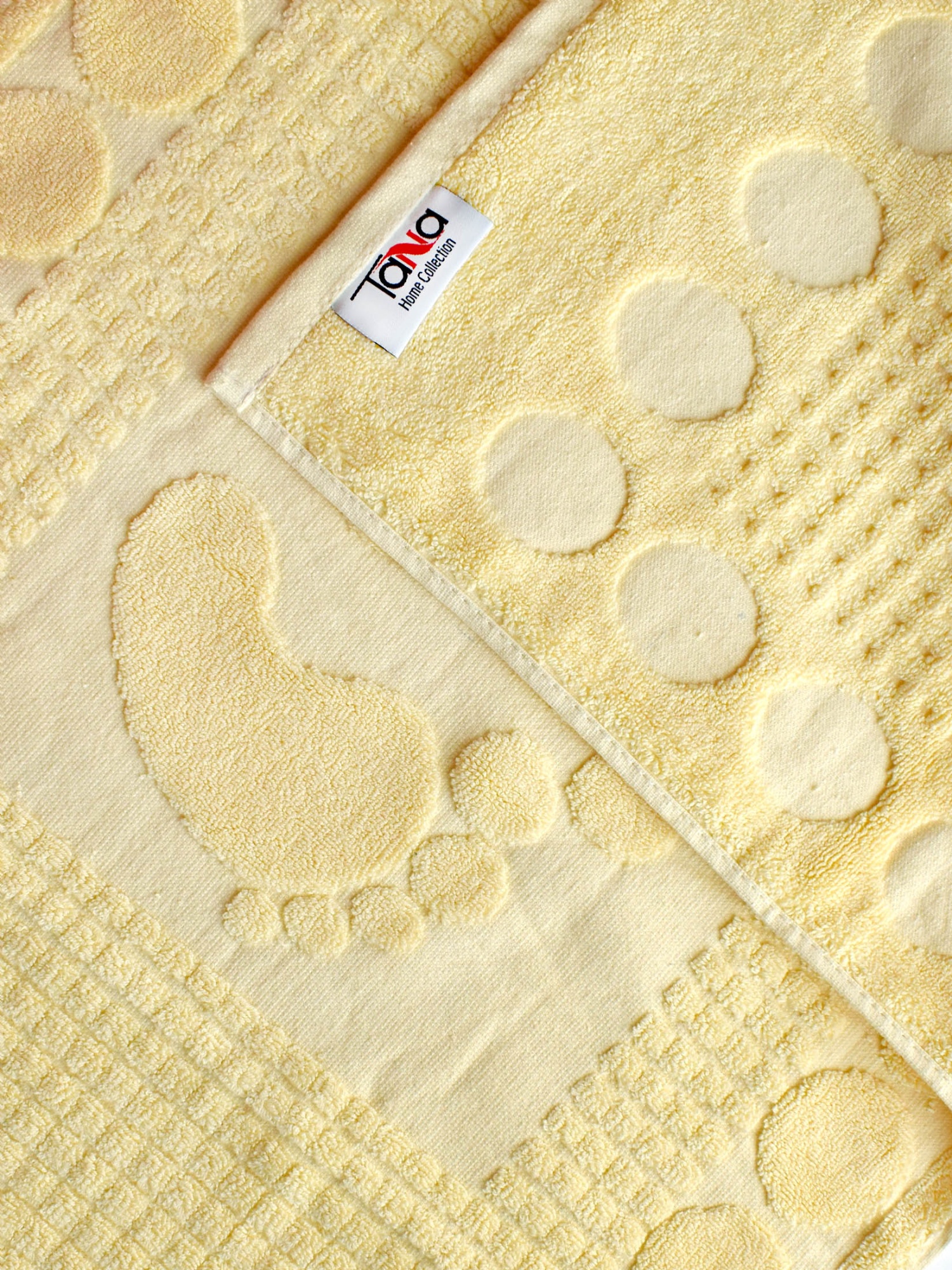 Полотенце НОЖКИ-1 для ног желтое