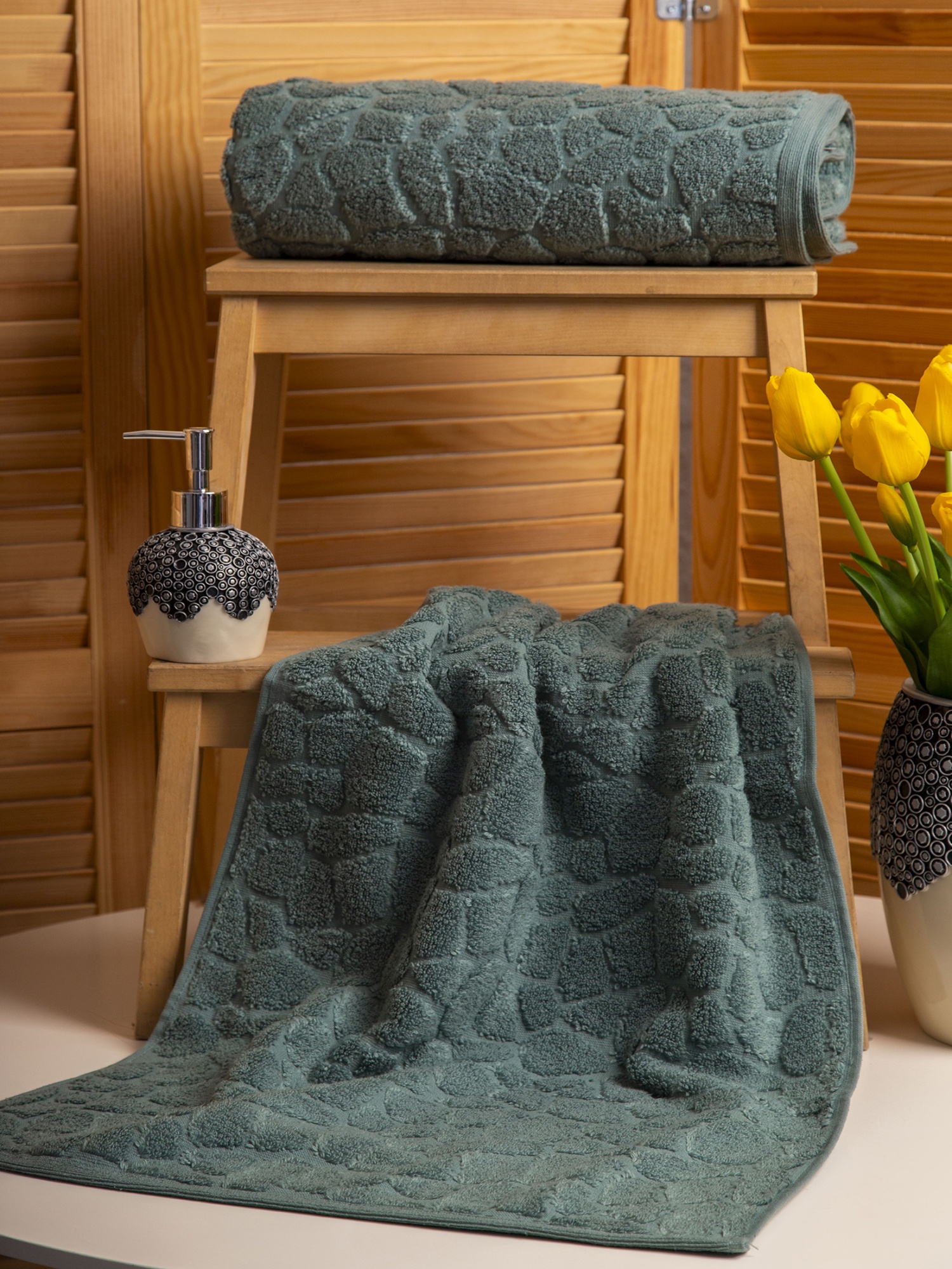 Набор полотенец СИРИУС малахит