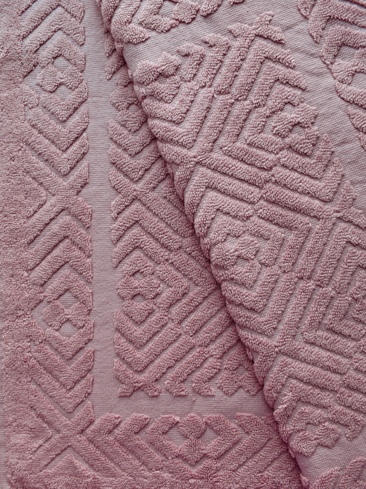 Полотенце ТАЙЛЕР-1 для ног розовое