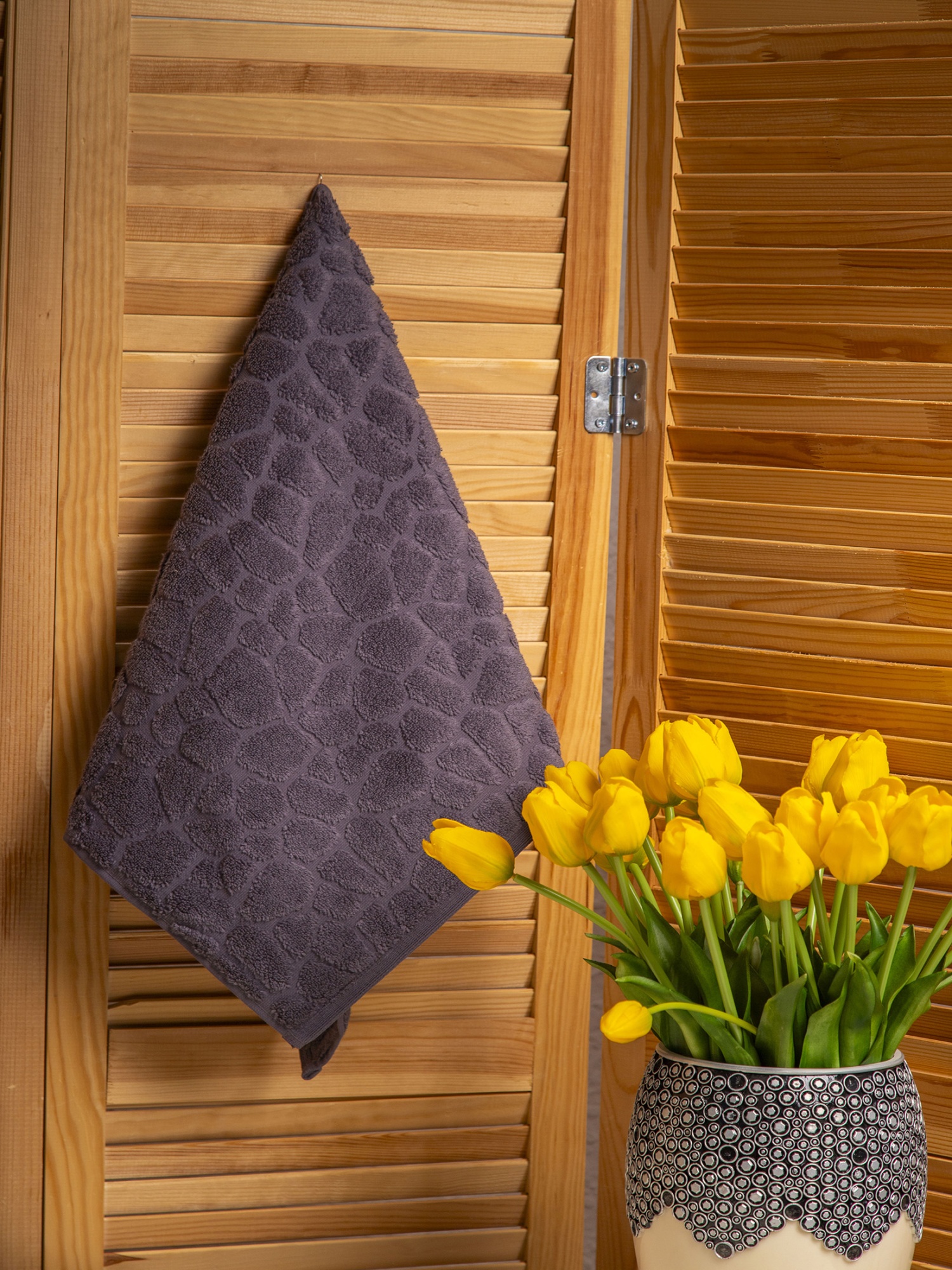 Полотенце СИРИУС темно-серое