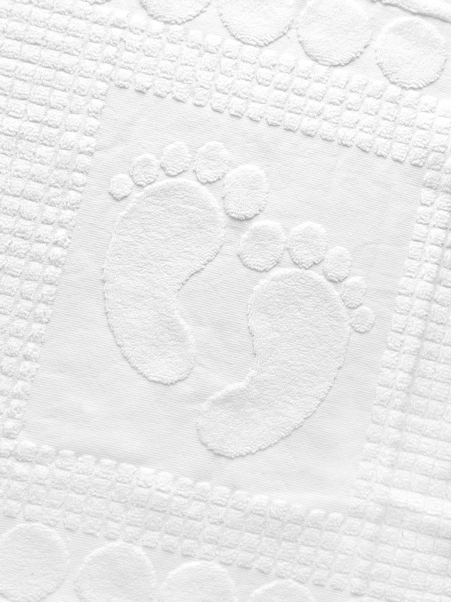 Полотенце НОЖКИ-1 для ног белое