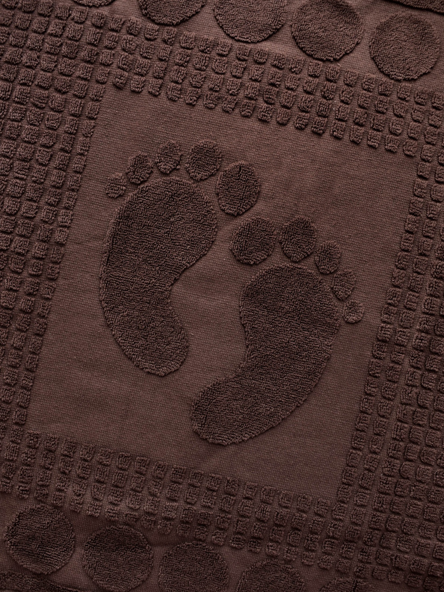 Полотенце НОЖКИ-1 для ног темно-коричневое