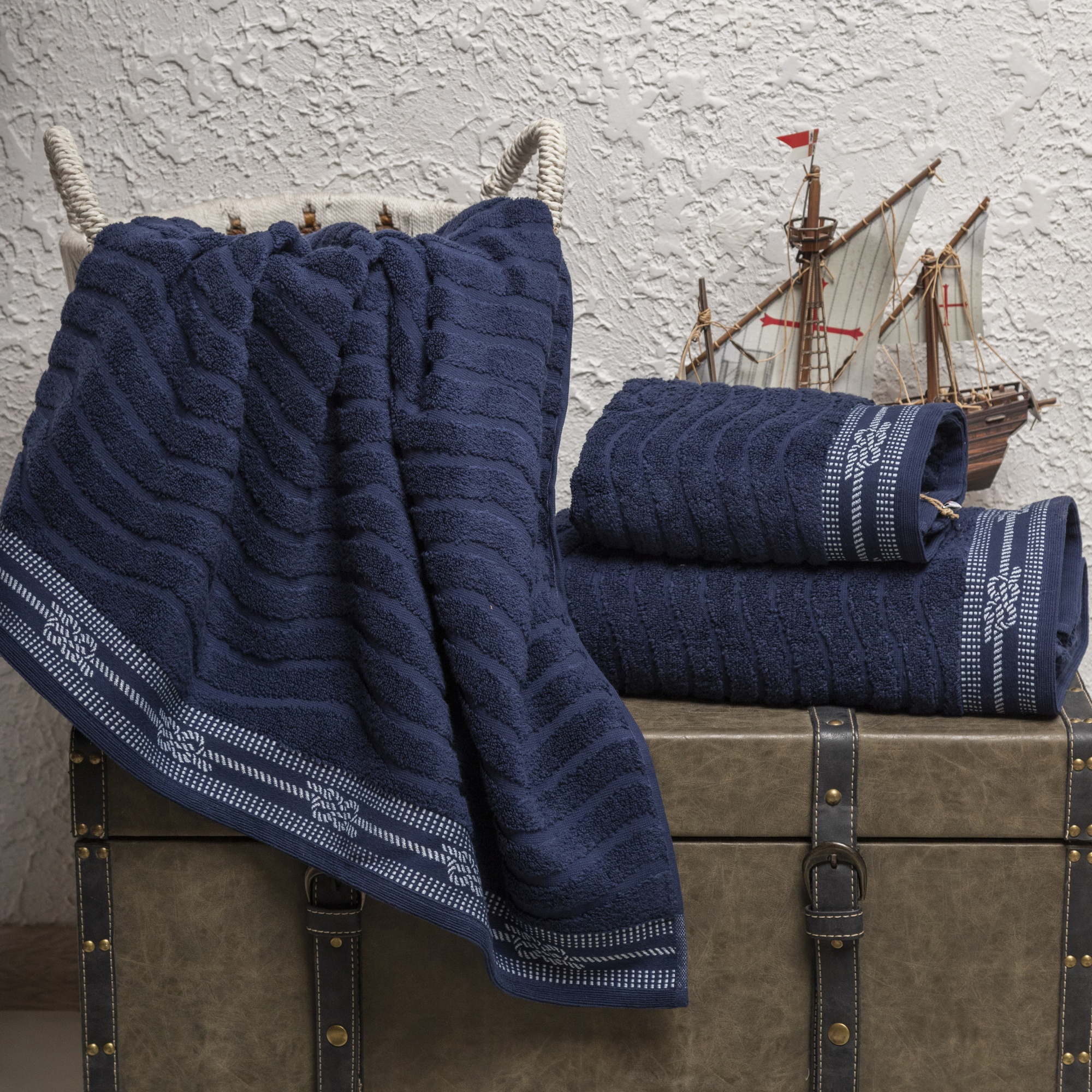 Полотенце ОКЕАН синее