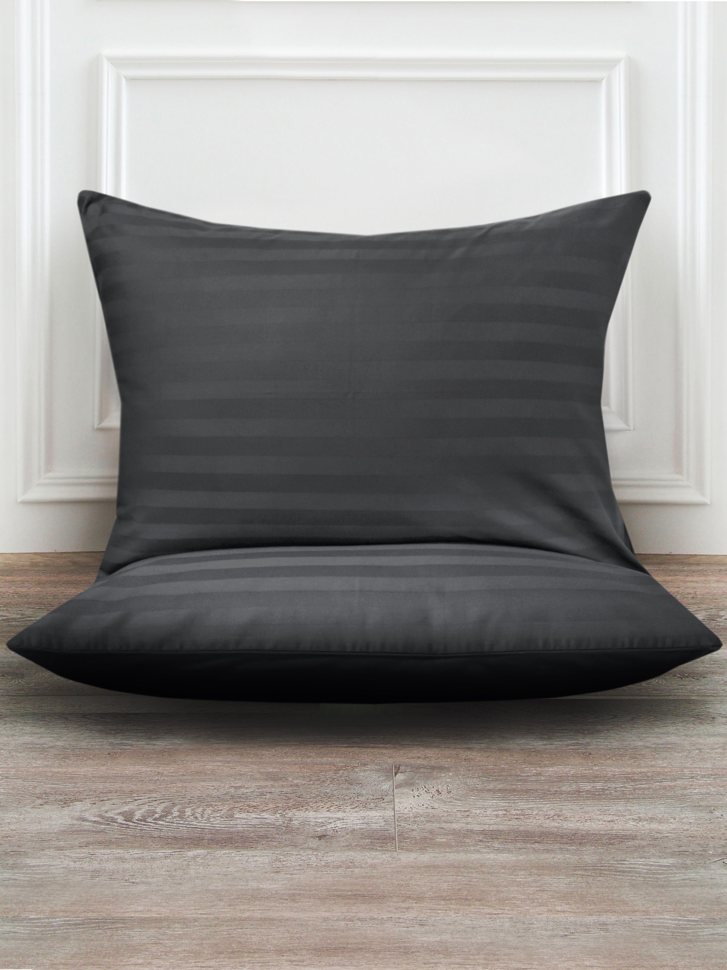 Набор наволочек Сатин-Страйп мокрый асфальт 20-4005