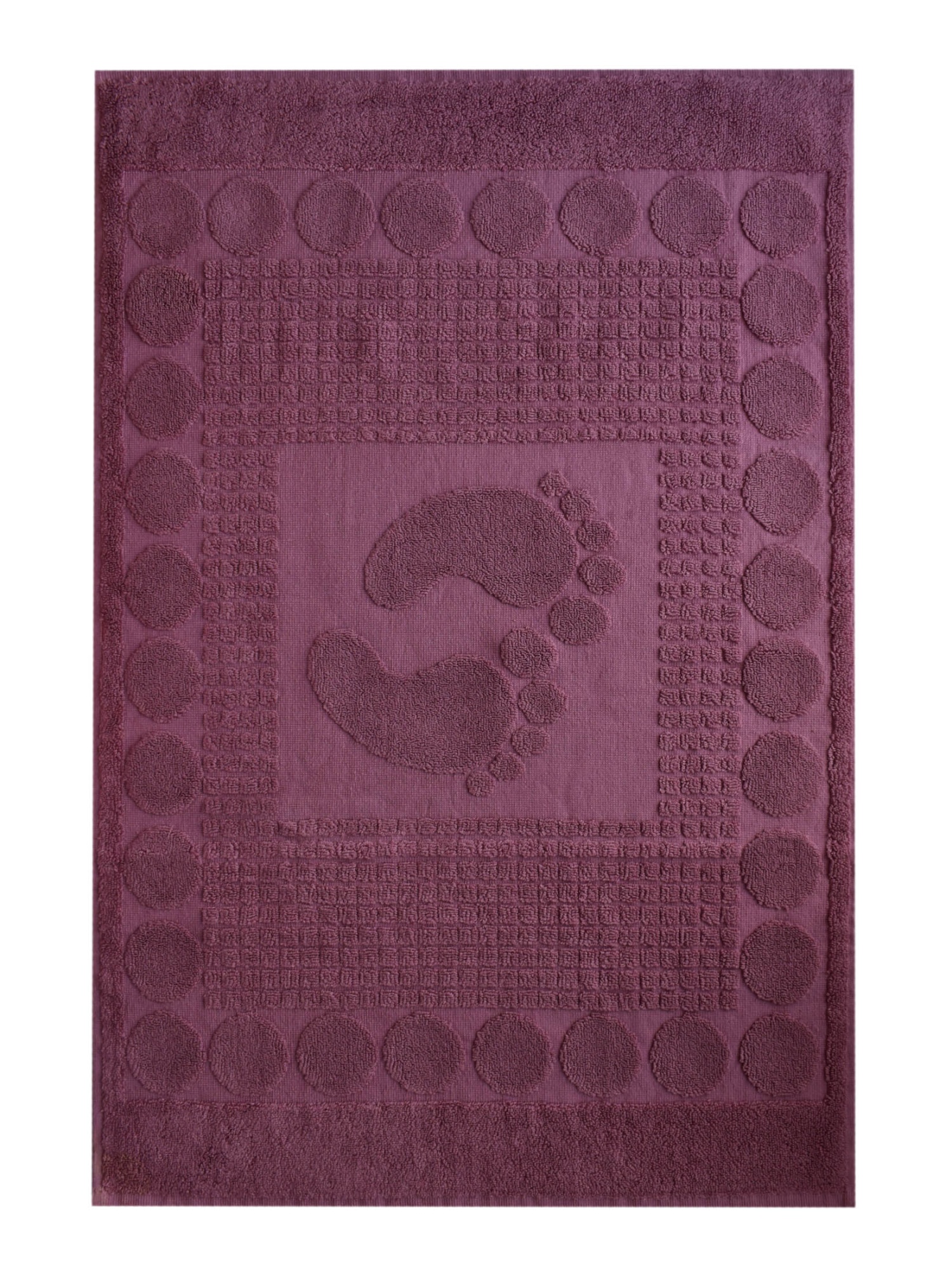 Полотенце НОЖКИ-1 для ног брусника