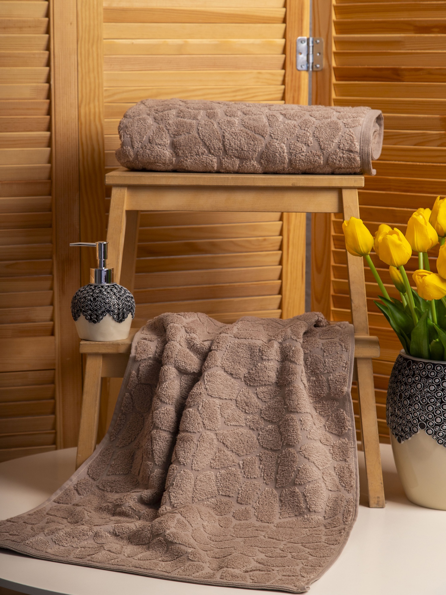 Набор полотенец СИРИУС бежевый