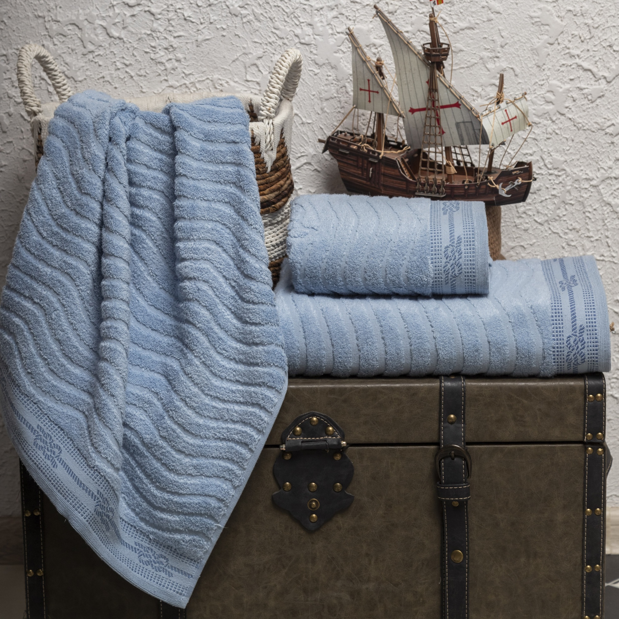 Полотенце ОКЕАН голубое