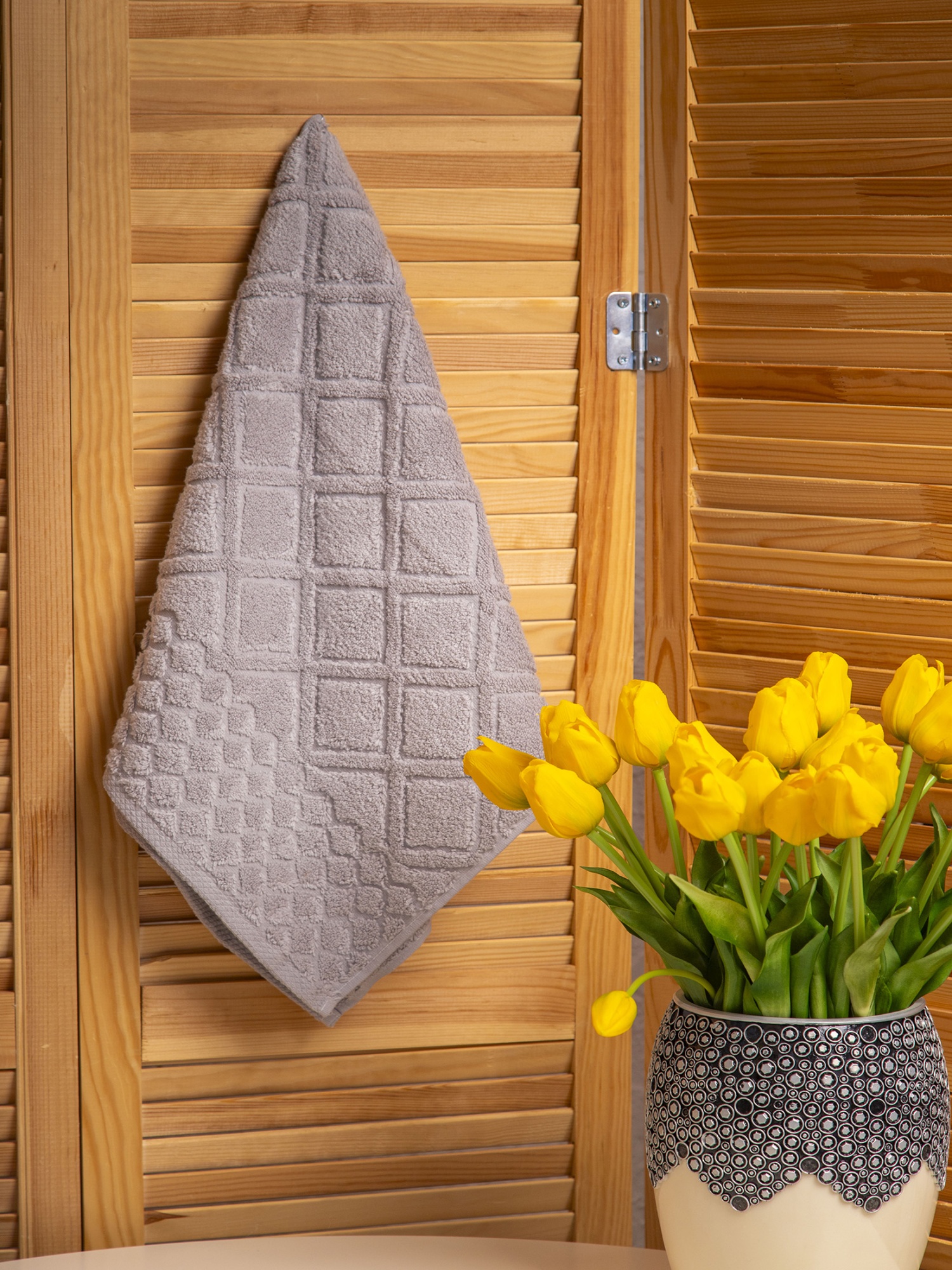 Полотенце ОРЛАНДО светло-серое