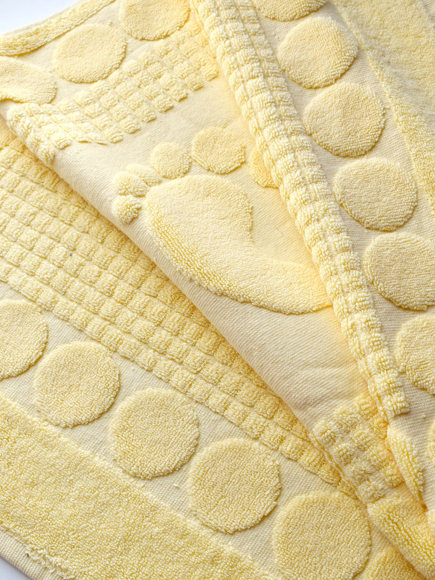 Полотенце НОЖКИ-1 для ног желтое